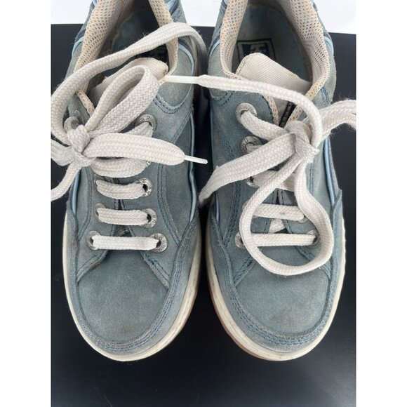 Vintage 90s Y2K AE Sport Blue Suede Sneakers chunky Sole Women’s Size 8 - Picture 8 of 8